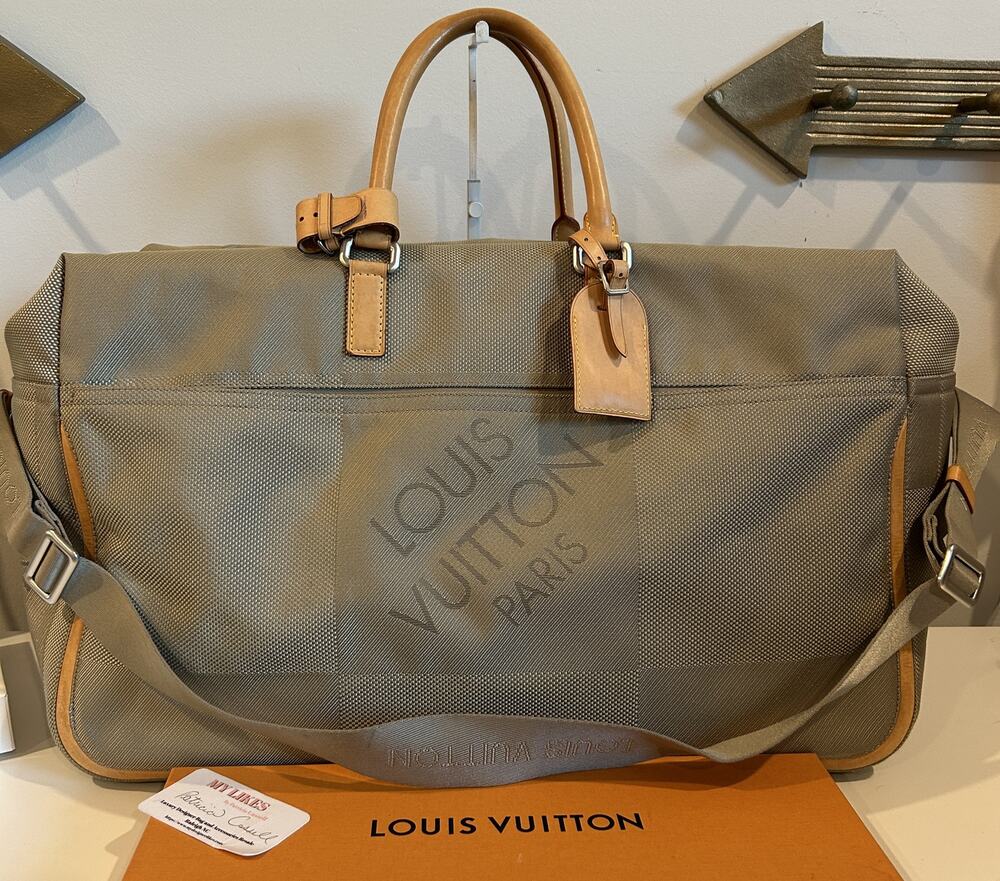 Louis Vuitton Souverain Weekend Bag in Sable Damier Geant